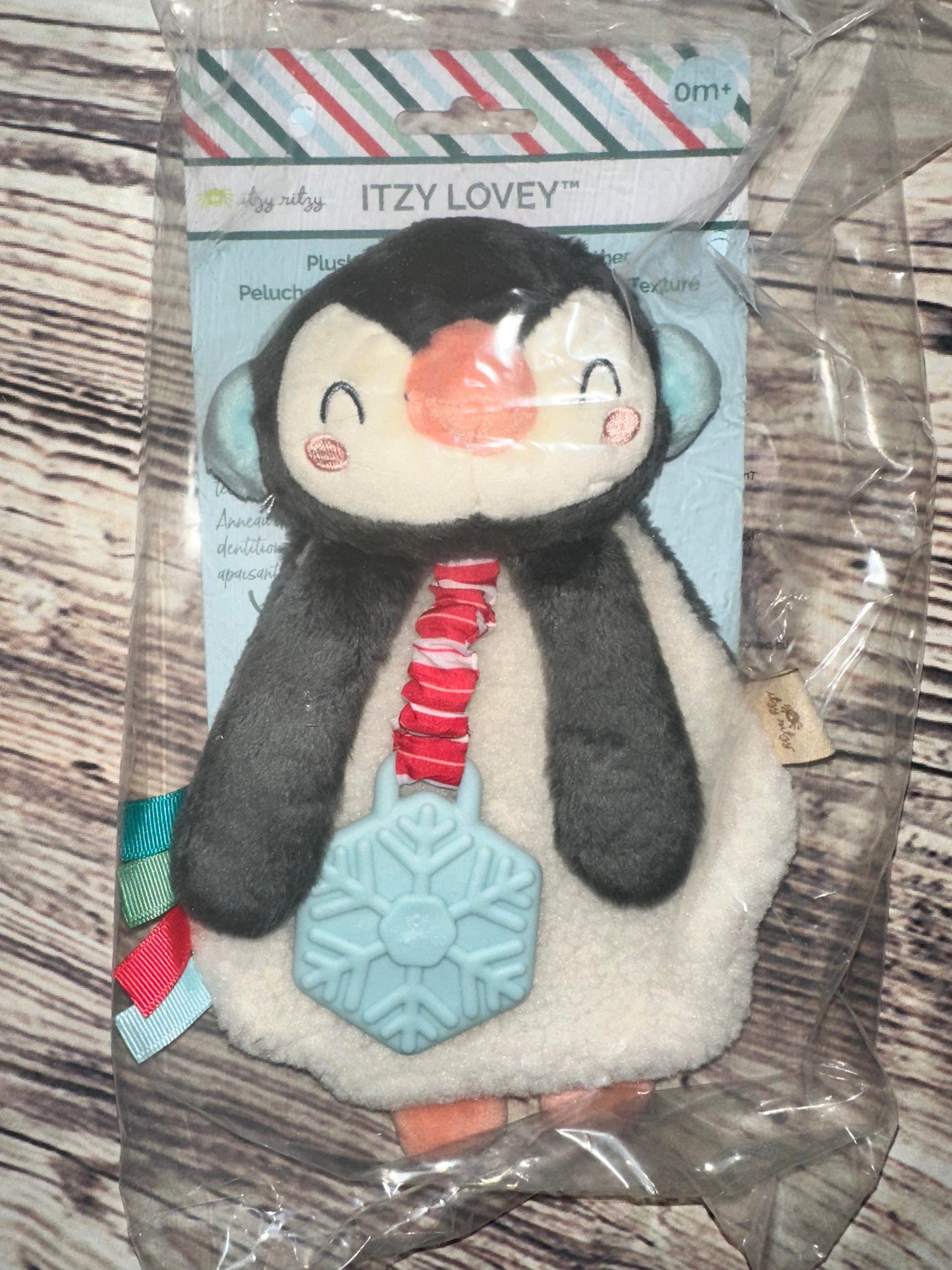 ITZY RITZY PENGUIN PAL PLUSH & TEETHER